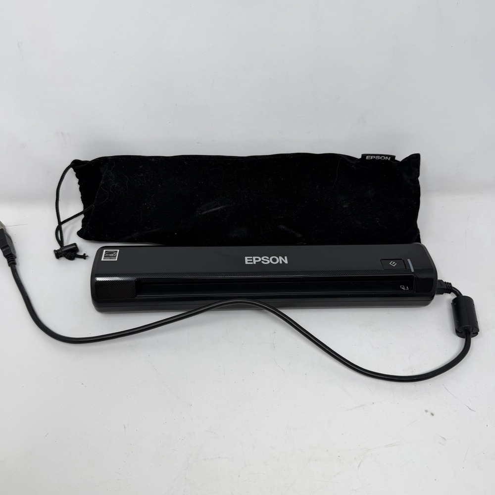 Epson WorkForce DS-30 Portable Document Scanner W/ Cord & Case